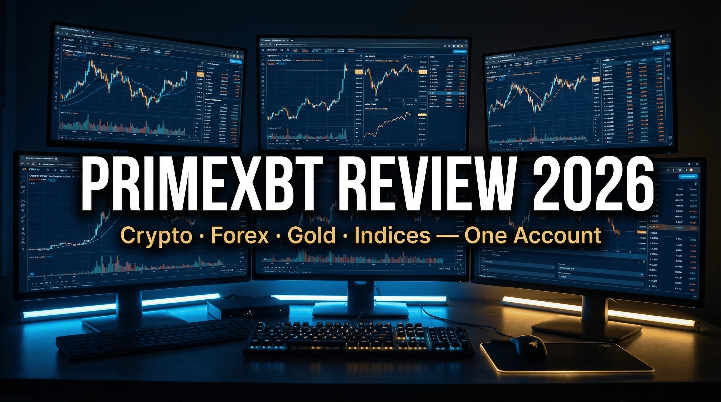 PrimeXBT Review 2026: Trade Crypto, Forex & Gold From One Account